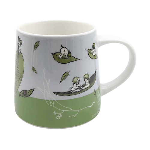 Urban May Gibbs 400ml Ceramic Mug Coffee/Tea Drinkware - Green