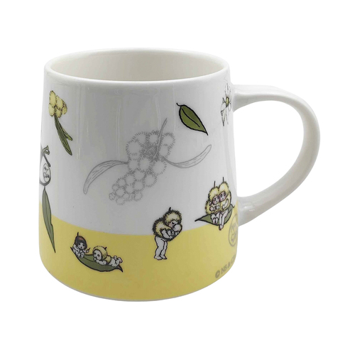 Urban May Gibbs 400ml Ceramic Mug Coffee/Tea Drinkware - Yellow