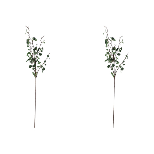 2x Urban Artificial 100cm Popla Branch Faux/Fake Plant - Green