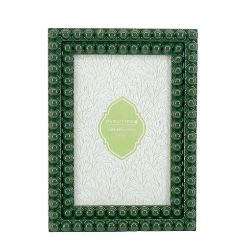 Urban Resin/Wood Margot Photo Picture Frame 4x6in 15cm Dark Green