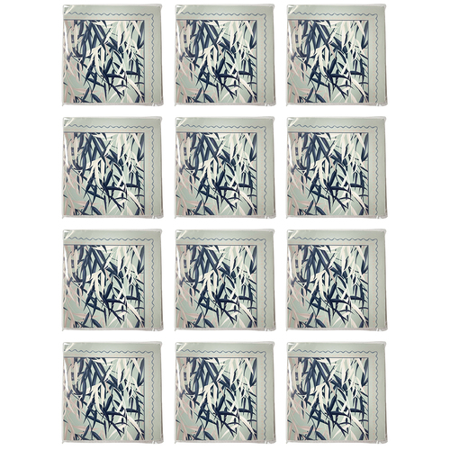 24x 20pc Urban Eucalyptus Floral Napkins Blue 33x33cm Kitchen Decor Tableware