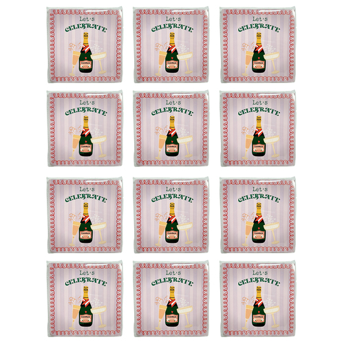 24x 20pc Urban Celebration Napkins Mauve 33x33cm Kitchen Decor Tableware