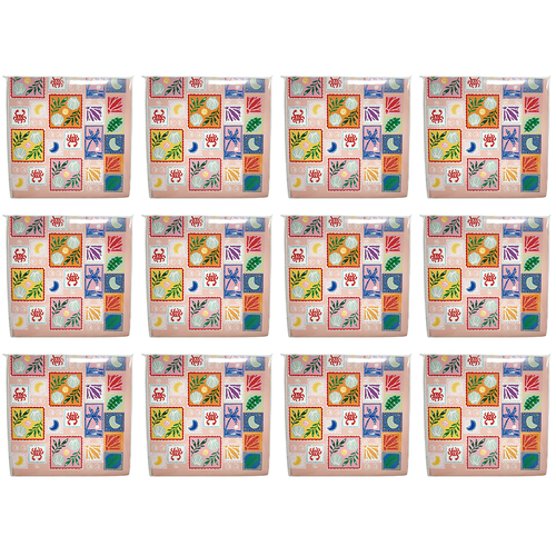 12x 20pc Urban Riviera Napkins Pink 33x33cm Kitchen Decor Tableware