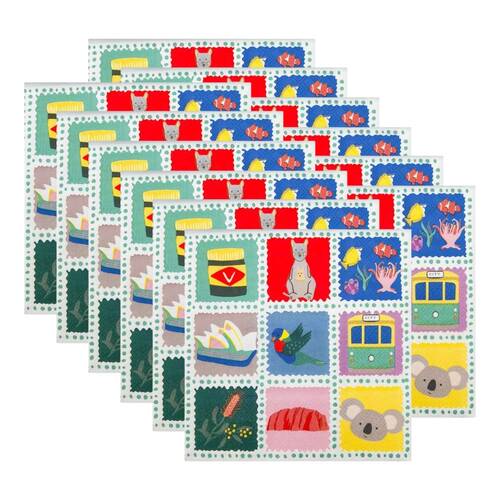 12x 20pc Urban Australiana Napkins Dining Table Paper Towel 33x33cm