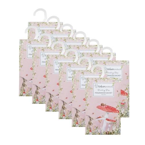 12x Urban 20g Enchanted Garden Scented Paper Sachet Red/Green