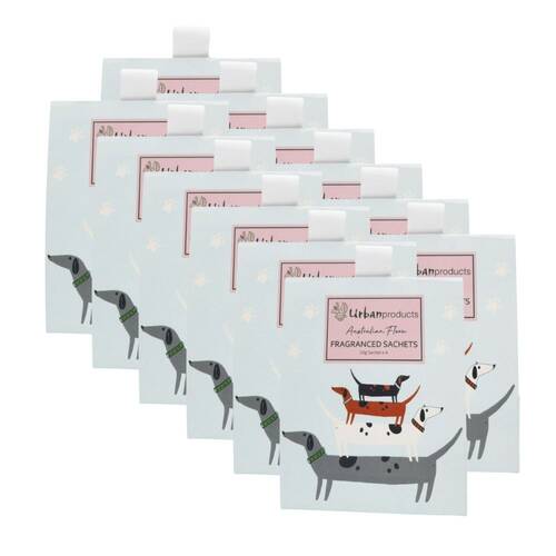 12x Urban 20g Dog Design Australian Flora Scented Paper Sachet