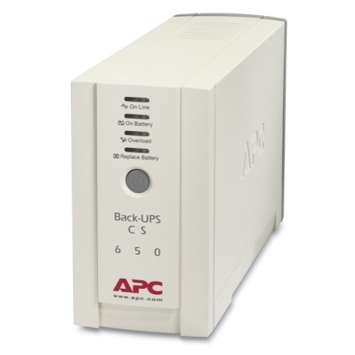 APC Backup Battery UPS 650VA/400W Battery Back Up w/ 4 Power Socket