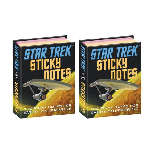 2PK Unemployed Philosophers Guild Star Trek Stickies Message Pad Sticky Notes