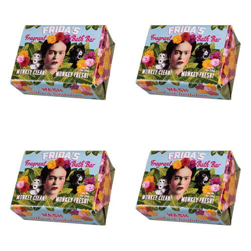 4PK Unemployed Philosophers Guild 56g Body Bar Soap Frida