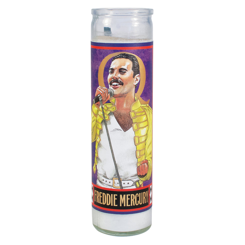 Unemployed Philosophers Guild 20cm Freddie Mercury Secular Saint Candle