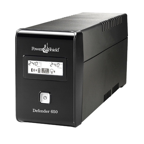 PowerShield 32cm Defender 650VA/390W Line Interactive UPS w/ AVR