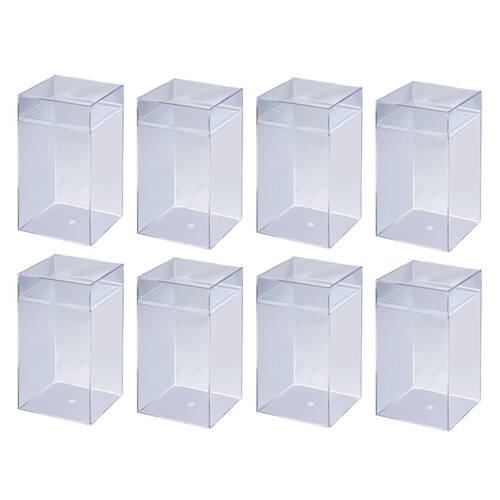 8PK Ultra Pro 7'' Figurine Display Case Storage - Clear