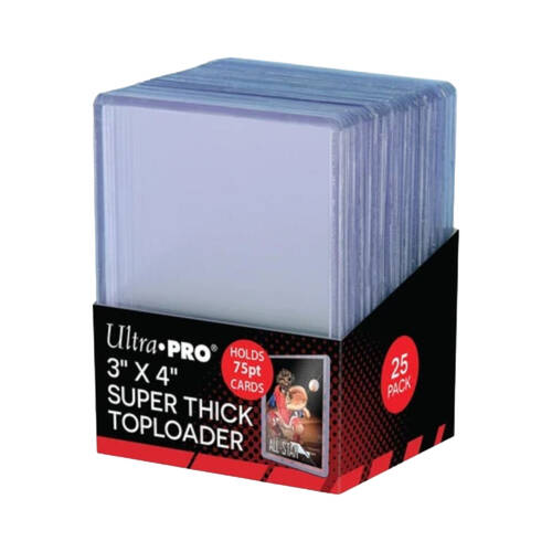 25pc Ultra Pro Top Loader 75pt TCG/CCG Card Sleeve Case Set