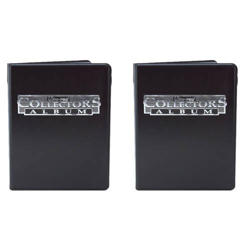 2PK Ultra Pro 9-Pocket TCG/CCG Card Collector Portfolio Case Black