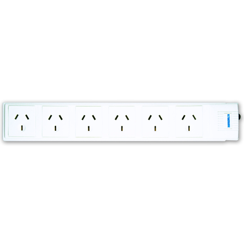Ultracharge 4 Socket Surge Power Board W/ 2X USB Ports