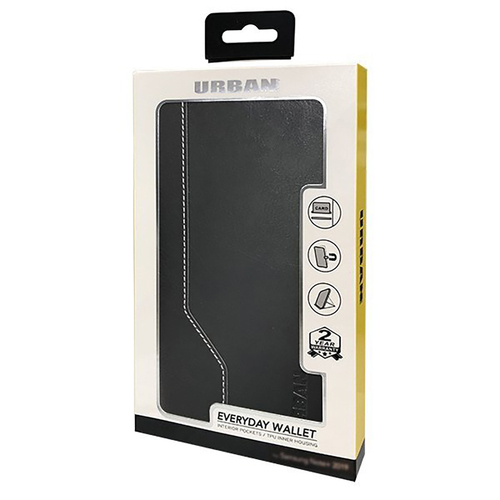 Urban Everyday Wallet Case iPhone 12 Pro Max 6.7" - Black