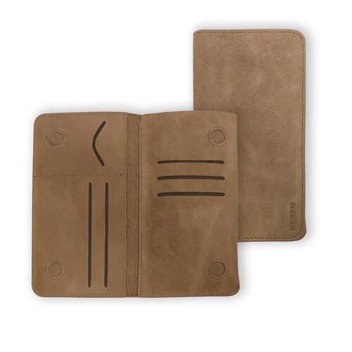 Urban All-in-1 Universal Wallet Case For 4.7" Mobile Phones -  Fawn