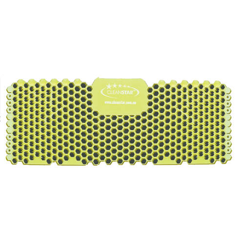 10pc Cleanstar Trough Toilet/Washroom Urinal Screen - Lemon