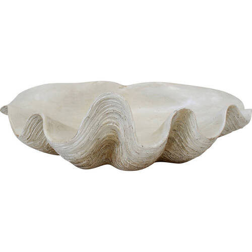 LVD Clam Shell Resin Decorative Bowl Home/Lounge Decor Small