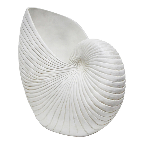LVD Decorative Resin 45x43cm Scalloped Shell XL - White