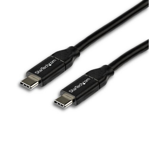 2m USB C to USB C Cable w/ 5A PD - USB 2.0 USB-IF Certified