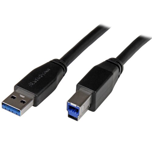 Active USB 3.0 USB-A to USB-B Cable - M/M - 5m (15ft)