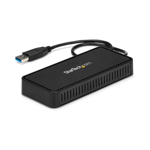 USB to Dual DisplayPort Docking Station - 4K - GbE - USB 3.0