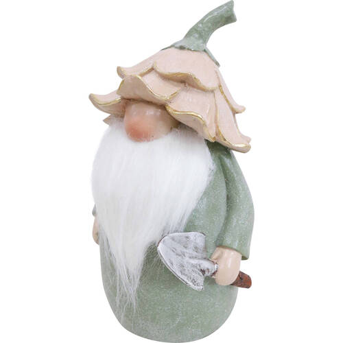 LVD Resin Gnome Figurine Home/Garden Decor 10x18cm - Tomte