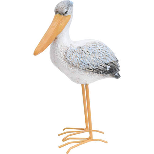 LVD Standing Pelican Resin Figurine Home Decor 18cm