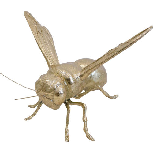 LVD Resin/Pewter Decorative Antique Bee Home Decor 19cm - Gold
