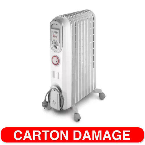 DeLonghi Vento 2000W Electric Oil-Filled Radiator Heater