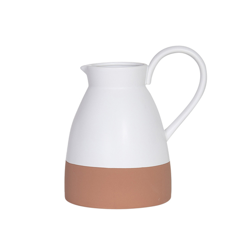 DWBH Ceramic 22x25cm Vase/Jug Decor w/ Handle - Tera