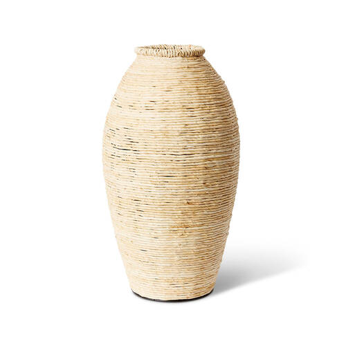 E Style Ratan Bomani Tall Vessel Home Decor 33x57cm - Natural
