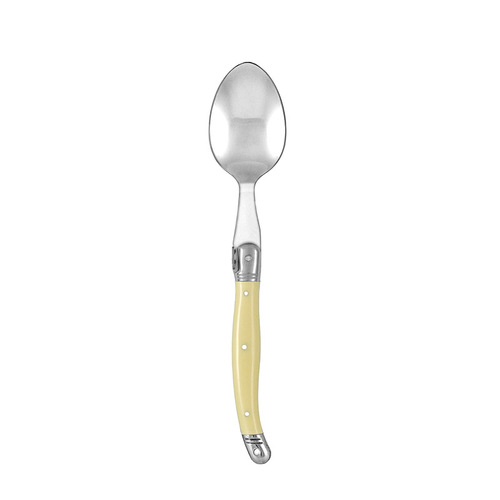 12pc Laguiole Etiquette 22.5cm Stainless Steel Table Spoon - Ivory