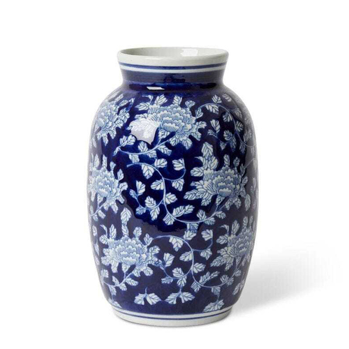E Style Winifred 29cm Porcelain Plant/Flower Vase Decor - Blue/White