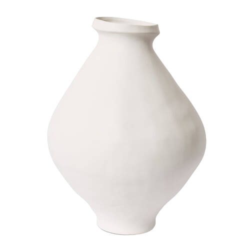 E Style Otto Ceramic Flower Vase Home Decor 48cm - White