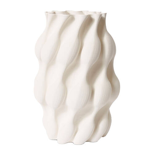 E Style Mieke Vessel Porcelain Flower Vase Home Decor 43cm - Ivory