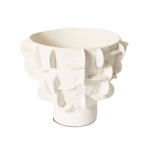 E Style Adora Vessel Porcelain Flower Vase Home Decor 33cm - White