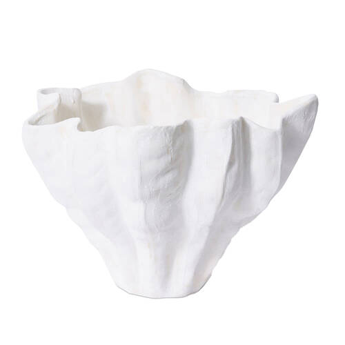 E Style Genkei Porcelain Decorative Bowl 42cm - Ivory