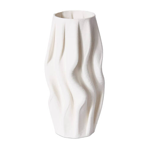 E Style Loma Vessel Porcelain Flower Vase Home Decor 38cm - Ivory