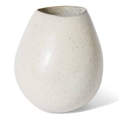 E Style Ceramic Talula Vase Home Decor 23x23cm Beige