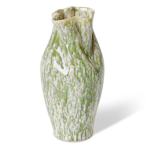 E Style Ceramic Sueko Vase Home Decor 20x19cm Soft Green