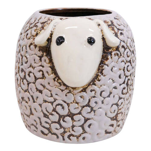 LVD Sheep Ceramic Planter/Flower Vase Home Decor 15cm