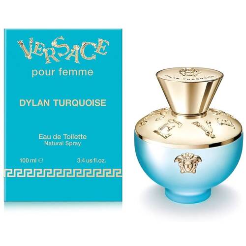 Versace Dylan Turqoise Womens Fragrance EDT Eau De Toilette Spray Bottle 100mL