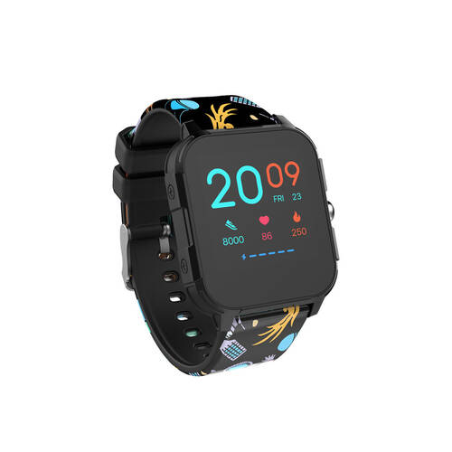 V-Fitness IP68 Momentum 2 Smart Watch Bluetooth Wireless Fitness Tracking Black
