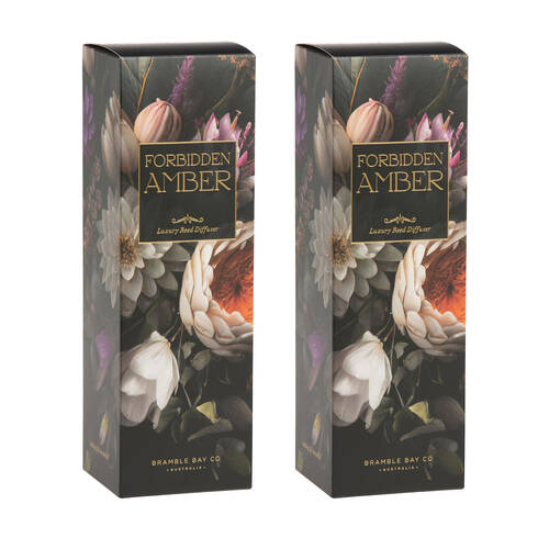 2PK Bramble Bay Vintage Floriade Forbidden Amber Reed Diffuser 150ml
