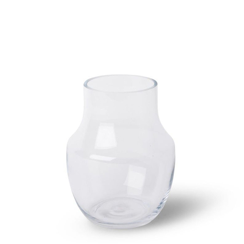 E Style 20cm Glass Romy Flower Vase Decor - Clear