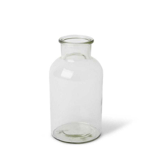 3PK E Style 21cm Glass Specimen Bottle Home Decor - Clear