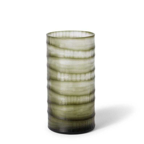 E Style 24cm Glass Giotto Flower Vase Decor - Dusty Green