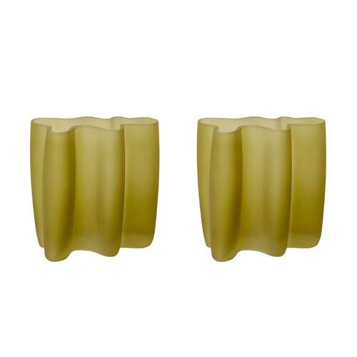 2PK E Style Victoria Vase Tabletop Home Decor 19x10cm Olive